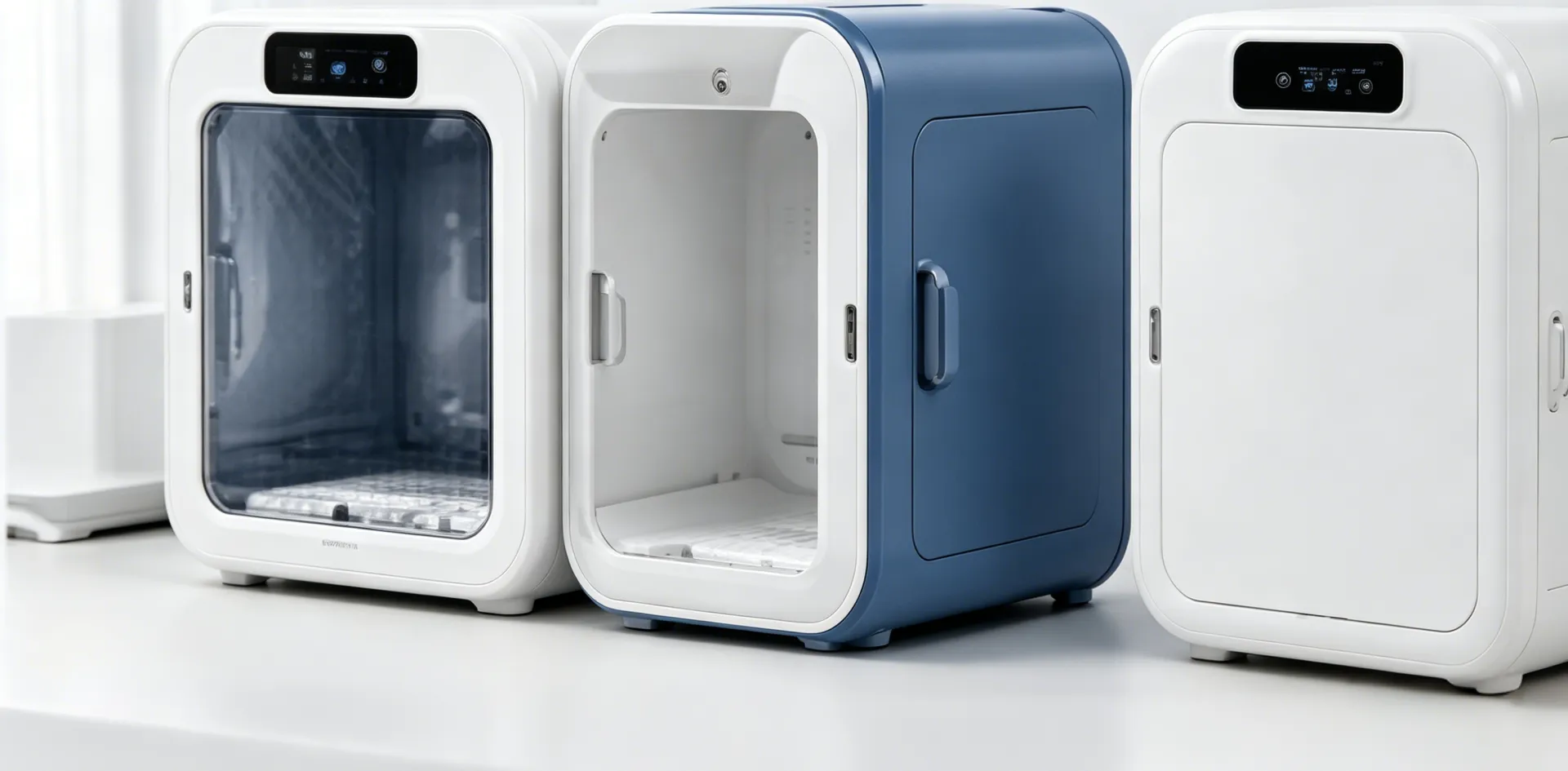 Custom color and finish options for AITAKON OEM pet dryer boxes, offering matte, glossy, and exact Pantone color matching for private label manufacturing.